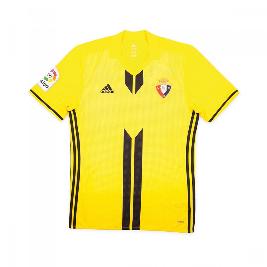 Camiseta adidas CA Osasuna Segunda Equipación 2017-2018 Niño Amarilla - Tienda de fútbol Fútbol ...