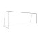 Football metallic movable goal set with 4in diameter