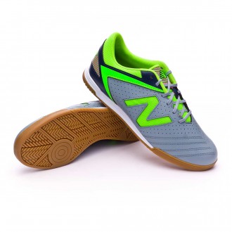 Sapatilha de Futsal  New Balance Audazo Strike 1.0 Futsal Grey-Green