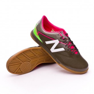 Sapatilha de Futsal  New Balance Furon 3.0 Dispatch Indoor Crianças Military green-White