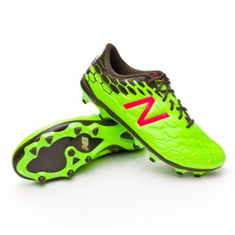 Chuteira  New Balance Visaro 2.0 Mid Level FG Green-Cherry