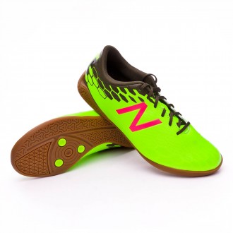 Sapatilha de Futsal  New Balance Visaro 2.0 Control Indoor Green-Cherry