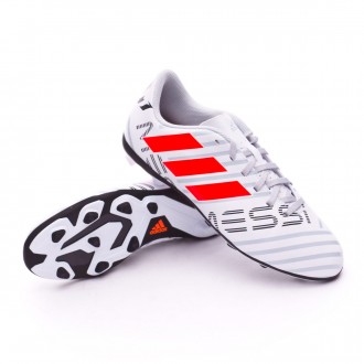 Chuteira  adidas Nemeziz Messi 17.4 FxG Crianças White-Solar orange-Clear grey