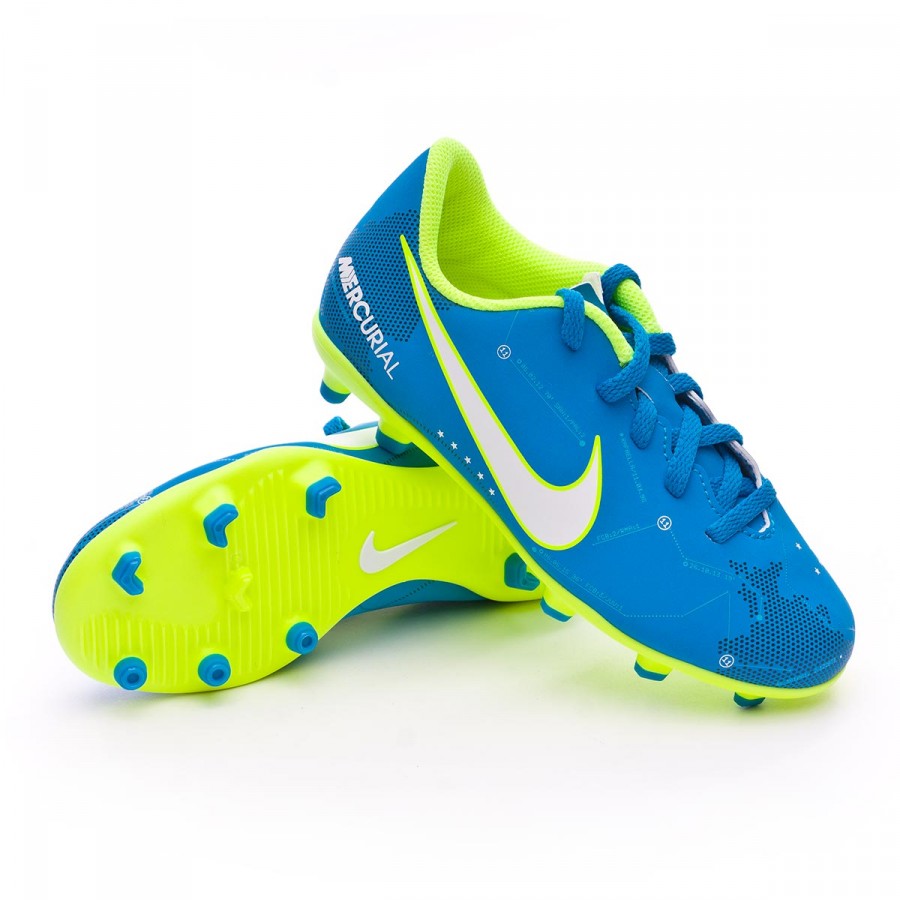 Chaussure De Nike Enfant Foot Iii Mercurial Fg Neymar Blue Vortex lKcFJu13T