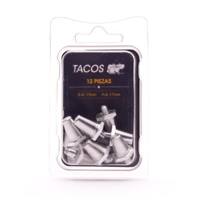 Pack de Tacos (8 x 15 mm + 4 x 17 mm)