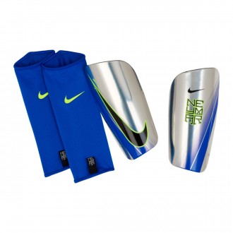 Caneleira  Nike Neymar Mercurial Lite Football Chrome-Volt-Racer blue-Black