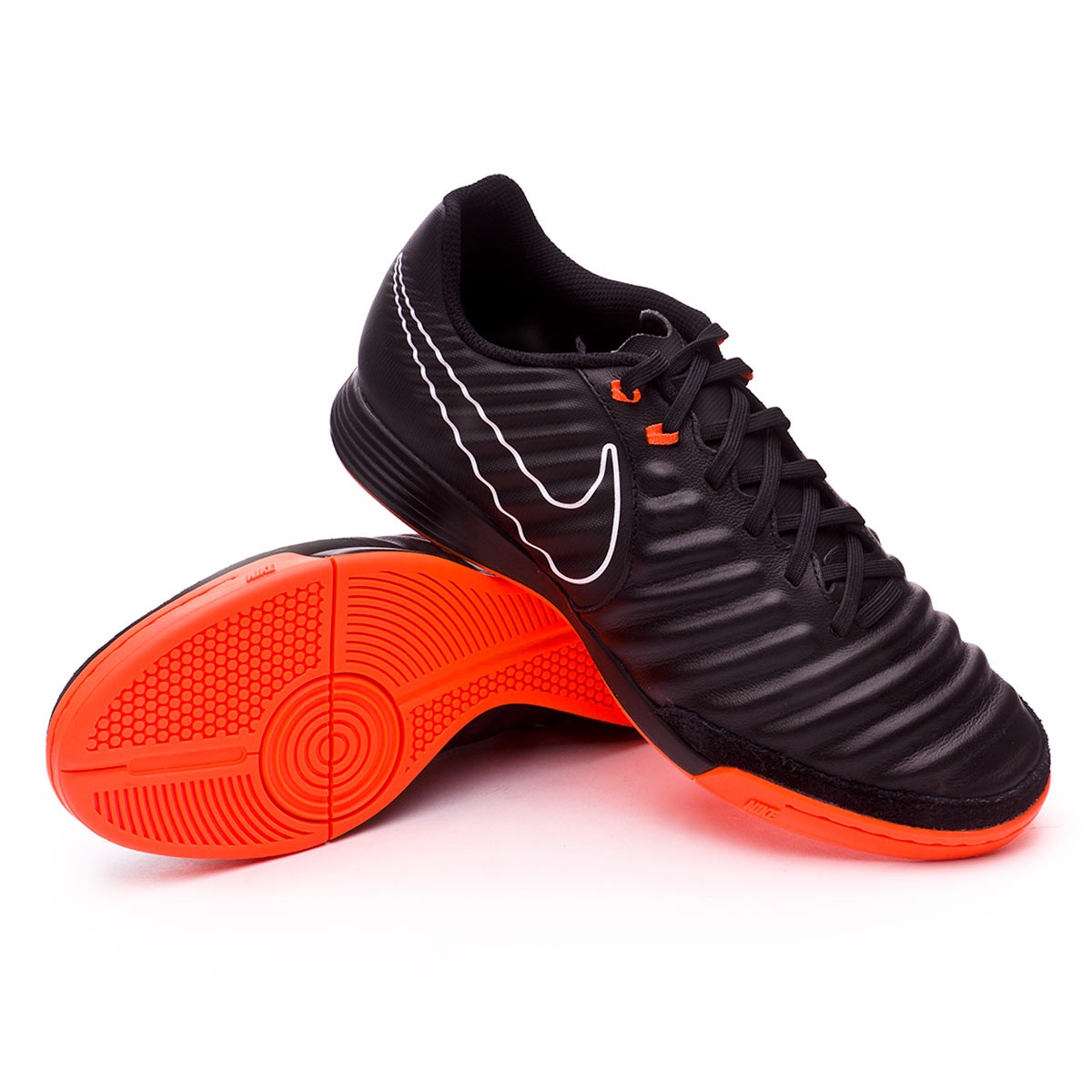 nike tiempo futsal black