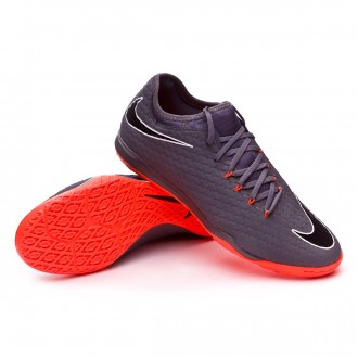 Chaussure de futsal Nike Hypervenom Zoom PhantomX III Pro IC Dark grey,Total orange,