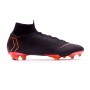 Mercurial Superfly VI Elite FG Black-Total orange-White