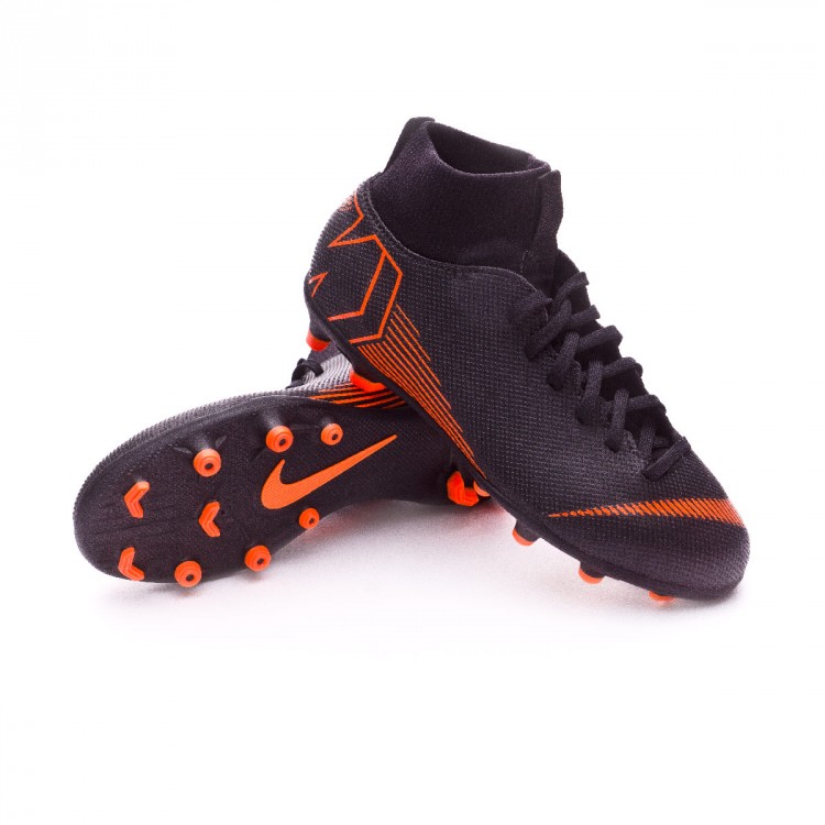 Club Niño Bota White Mercurial Black Superfly Mg Vi Total Orange 4R3AjL5