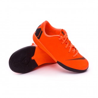 Sapatilha de Futsal  Nike Mercurial VaporX XII Academy PS IC Crianças Total orange-Black-Volt