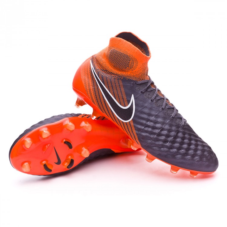 Zapatos de fútbol Nike Magista Obra II Elite DF FG Dark grey-Black-Total  orange-White - Tienda de fútbol Fútbol Emotion