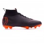 Kids Mercurial Superfly VI Elite FG Black-Total orange-White