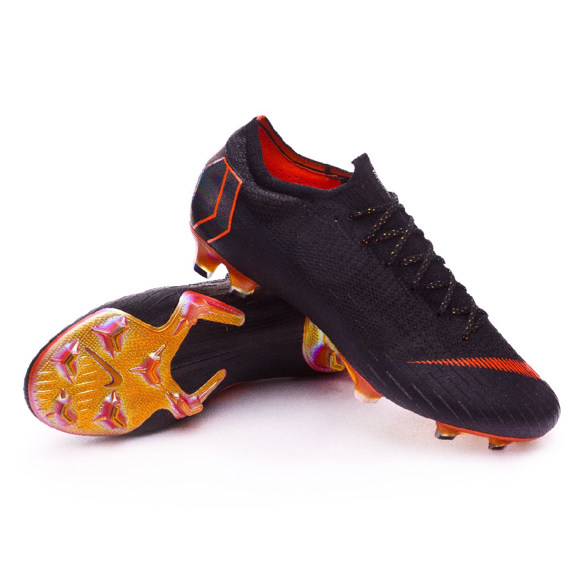 nike mercurial black and orange