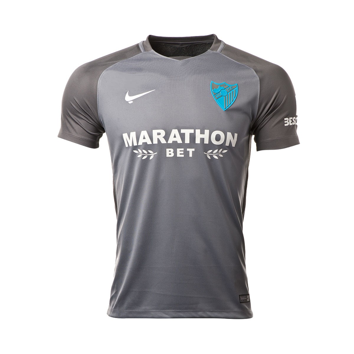 Camiseta Nike Málaga CF Segunda Equipación 2017-2018 Gris - Tienda de fútbol Fútbol Emotion