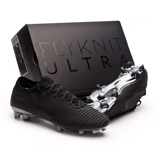 Football Boots Nike Mercurial Vapor Flyknit Ultra FG Black-Black - Football  store Fútbol Emotion