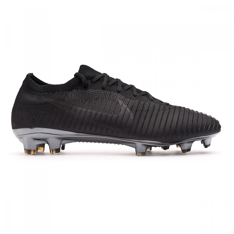 Football Boots Nike Mercurial Vapor Flyknit Ultra FG Black-Black - Football  store Fútbol Emotion