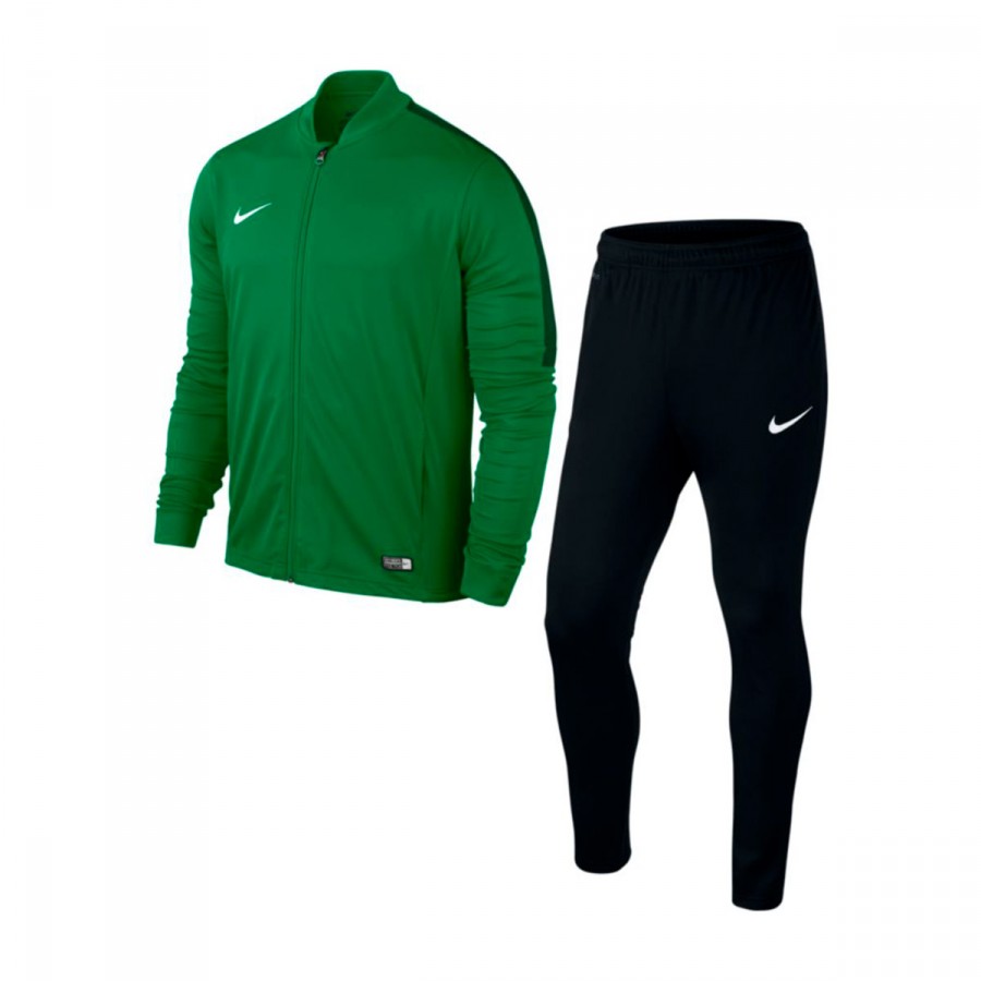 Chándal Nike Academy 16 Knit II Pine green-Black-Gorge green-White - Tienda  de fútbol Fútbol Emotion