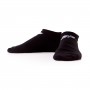 3 no-show socks-Black