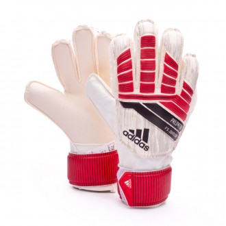 Luvas  adidas Predator Fingersave Crianças Real coral-Core black-Grey