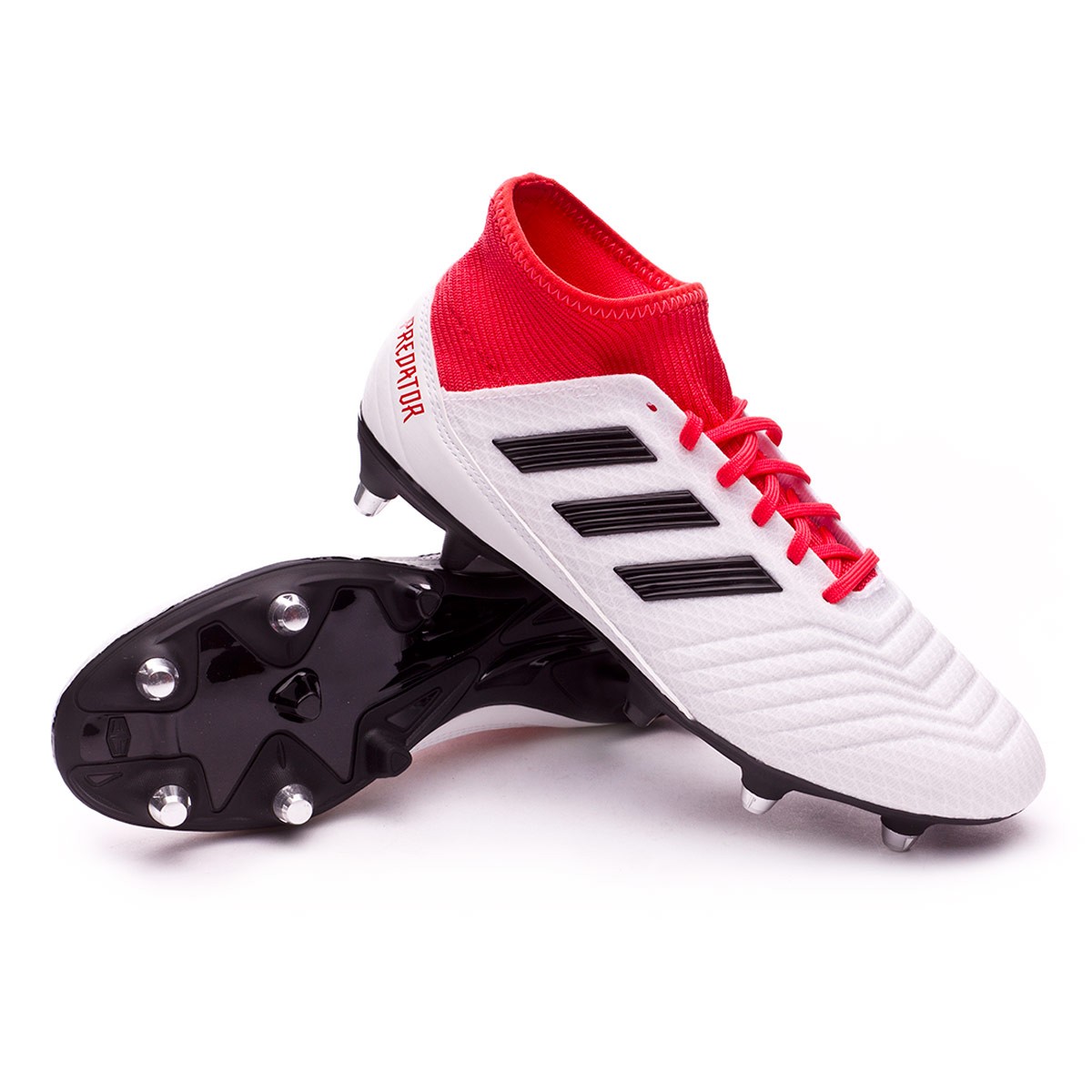 Bota Predator 18.3 SG White-Core black-Real coral Bota Predator 18.3 SG White-Core black-Real coral