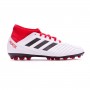 Predator 18.3 AG Crianças White-Core black-Real coral