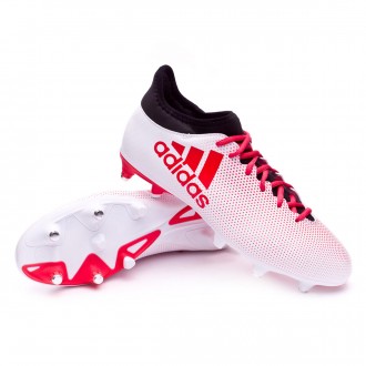 Chuteira  adidas X 17.3 SG Grey-Real coral-Core black