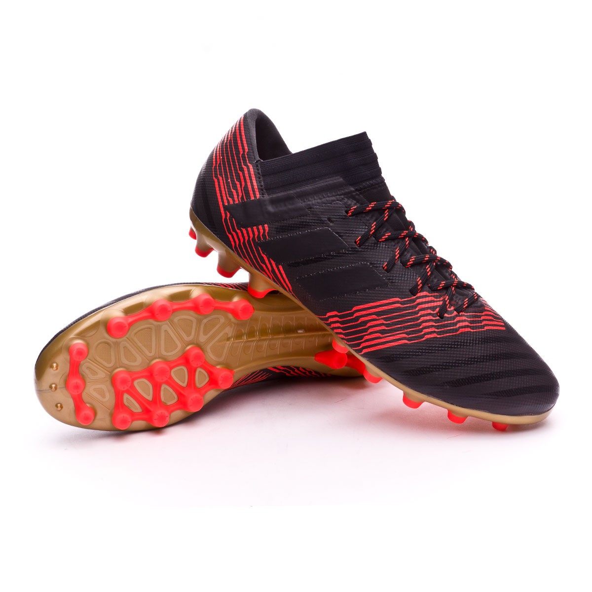 Football Boots adidas Nemeziz 17.3 AG Core black-Solar red - Football store  Fútbol Emotion