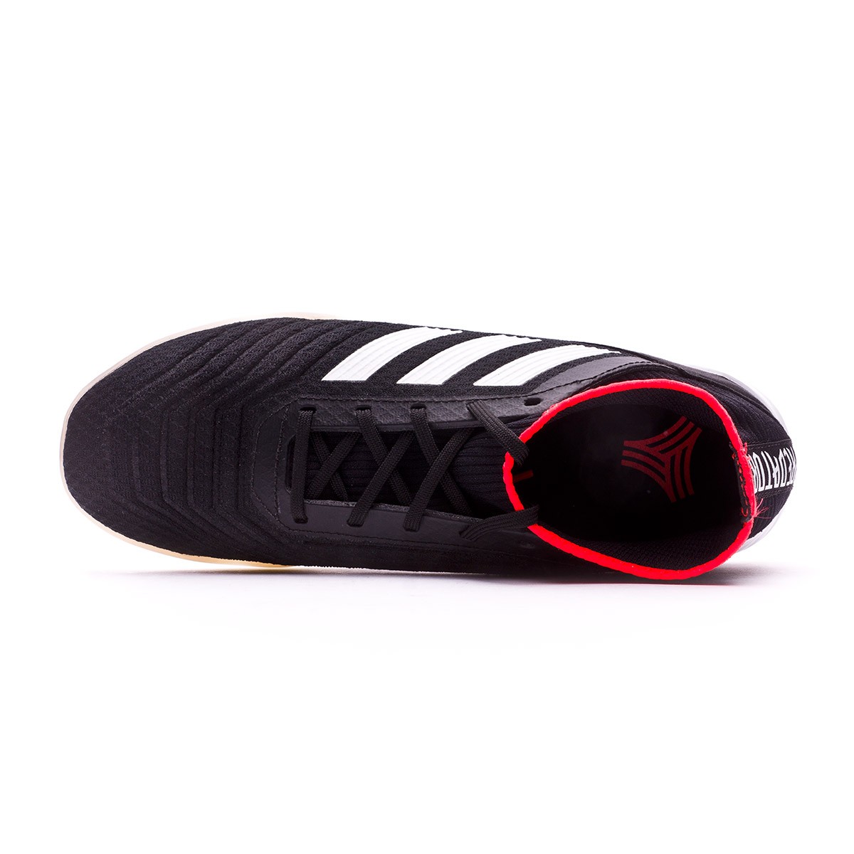adidas predator tango 18 3 tr black & solar red silver adidas predator tango 18 3 tr black & solar red silver