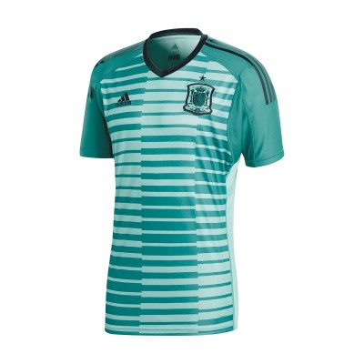 Camiseta adidas España Primera Equipación Portero 2017-2018 Aero green ...