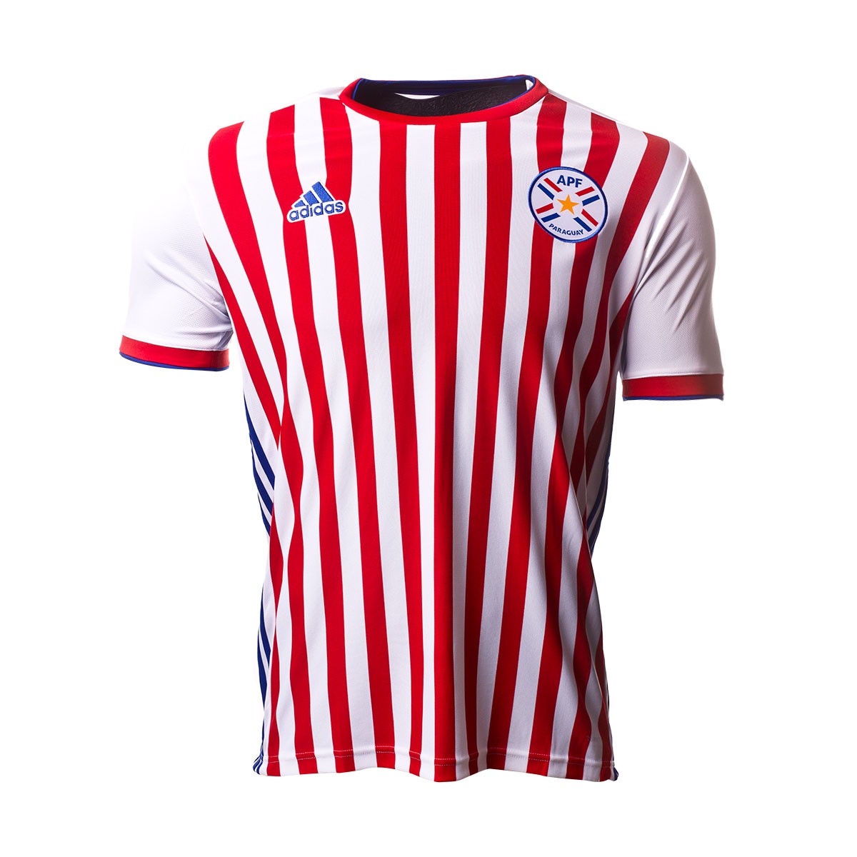 Camiseta adidas Paraguay Primera Equipación 2017-2018 White-Red-Blue -  Tienda de fútbol Fútbol Emotion