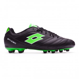 Chuteira Lotto Stadio 300 II FG Black-Mint