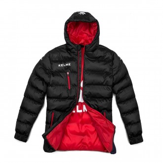 Casaco Kelme Street Preto-Vermelho