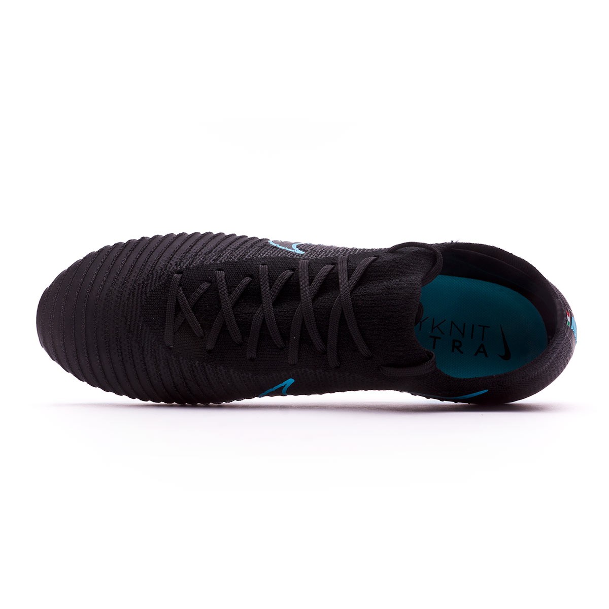 nike mercurial vapor flyknit ultra black blue