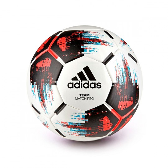 Balón adidas Team Match Pro White-Black-Red - Tienda de fútbol Fútbol  Emotion