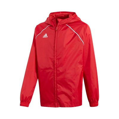 Chubasquero adidas Core 18 Niño Power red-White - Fútbol Emotion
