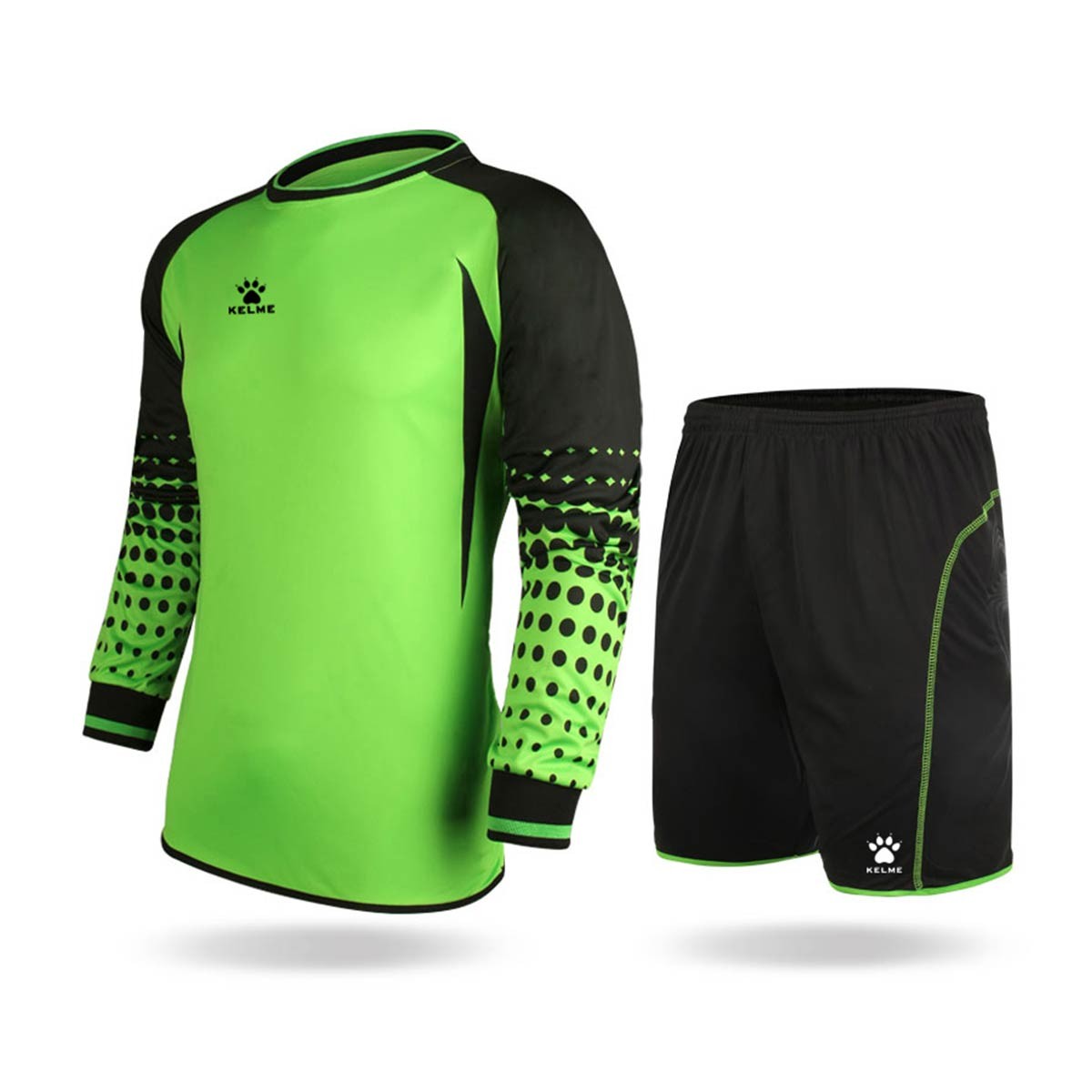 green and black football kit