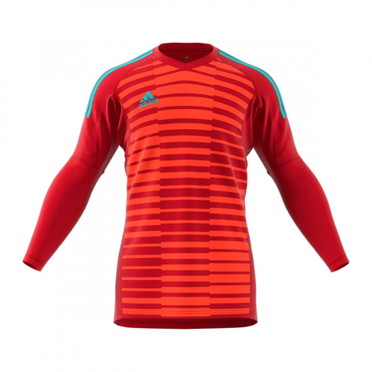 Jersey adidas AdiPro 18 Goalkeeper Longsleeve Power red-Semi solar ...