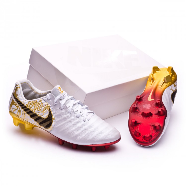 Zapatos de fútbol Nike Tiempo Legend VII SR4 FG White-Vivid gold - Tienda  de fútbol Fútbol Emotion