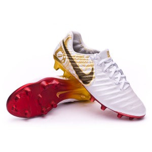 Football Boots Nike Tiempo Legend VII SR4 FG White-Vivid gold - Football  store Fútbol Emotion