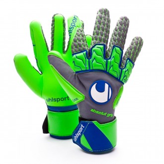 Luvas  Uhlsport TensionGreen Absolutgrip Reflex Dark grey melange-Fluor green-Navy