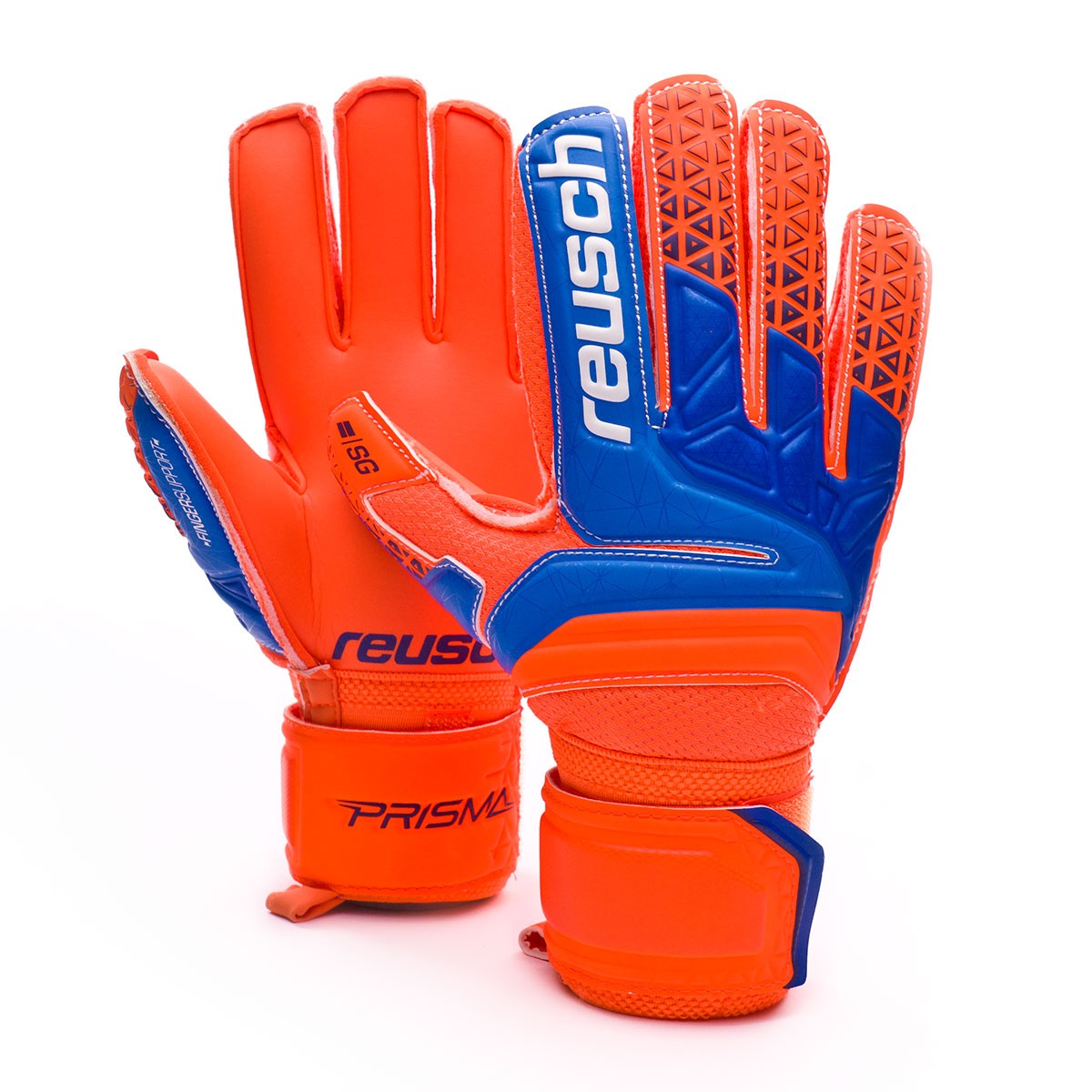 orange football gloves