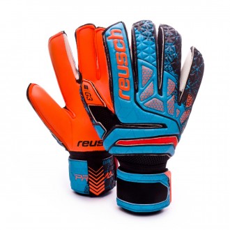 Luvas  Reusch Prisma Prime G3 Finger Support Blue-Black-Orange