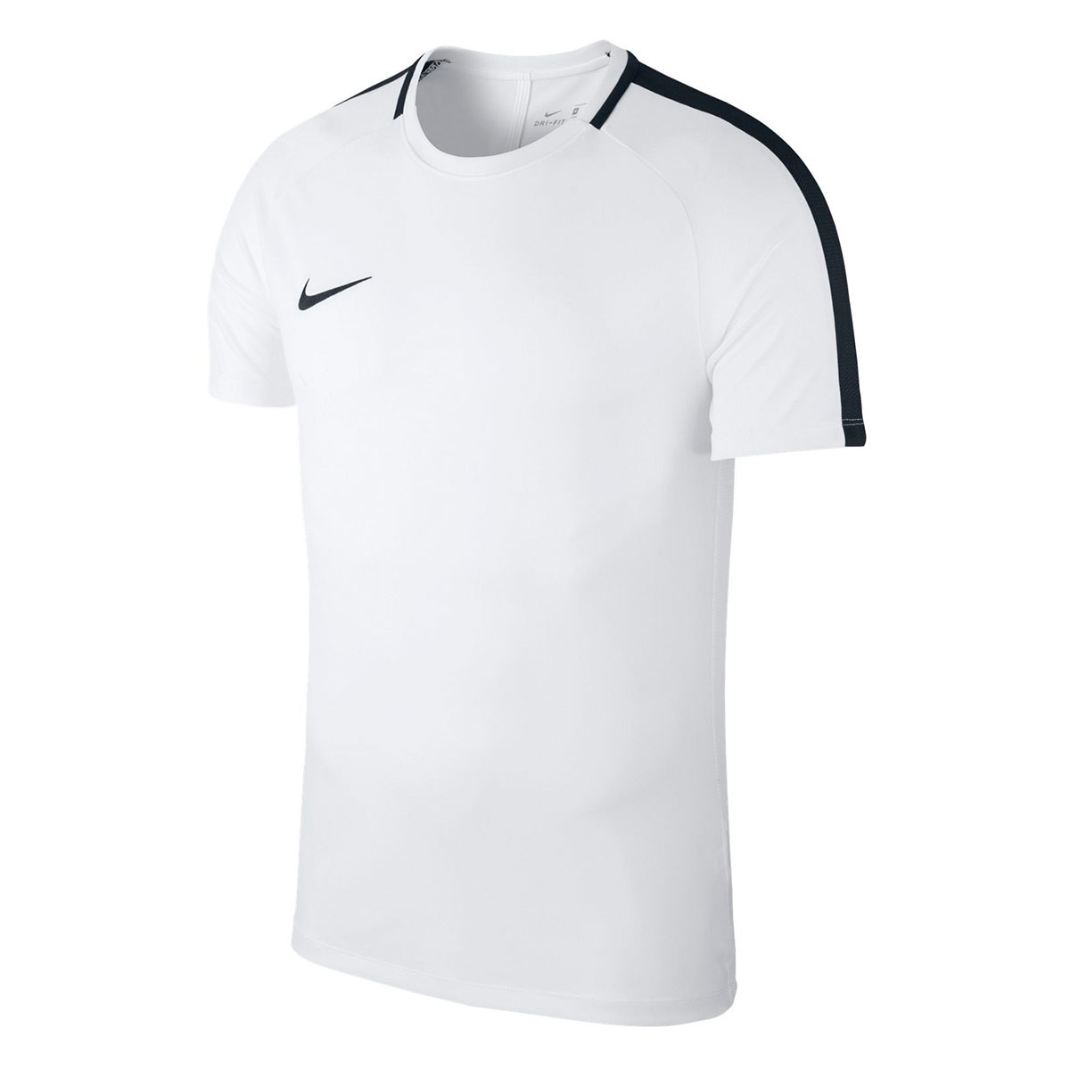 Playera Nike Academy 18 Training m/c White-Black - Tienda de fútbol Fútbol  Emotion