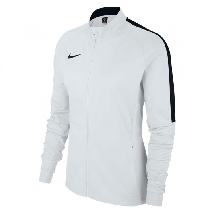 Chaqueta Nike Academy 18 Knit Mujer White-Black - Tienda de fútbol Fútbol  Emotion