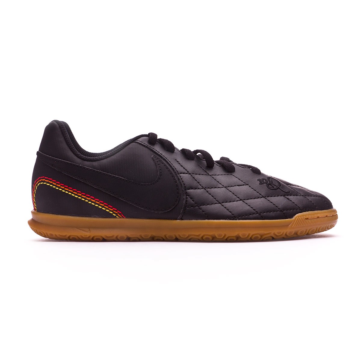 Scarpa Nike TiempoX Rio IV 10R IC Junior Nero Metallic oro Scarpa Nike TiempoX Rio IV 10R IC Junior Nero Metallic Metallic Nero oro 59b449
