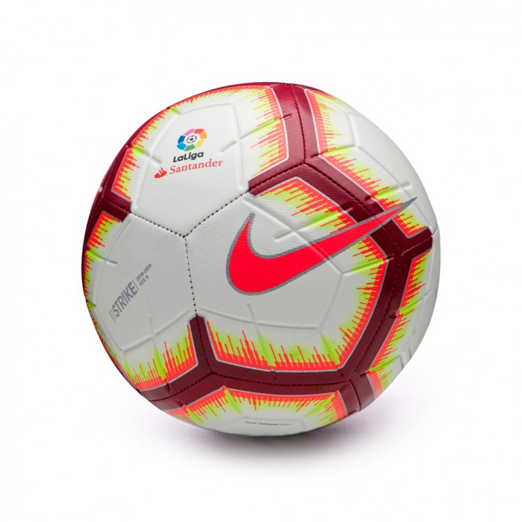 Ball Nike LaLiga Strike 2018-2019 White-Pink flash-Team red - Football  store Fútbol Emotion