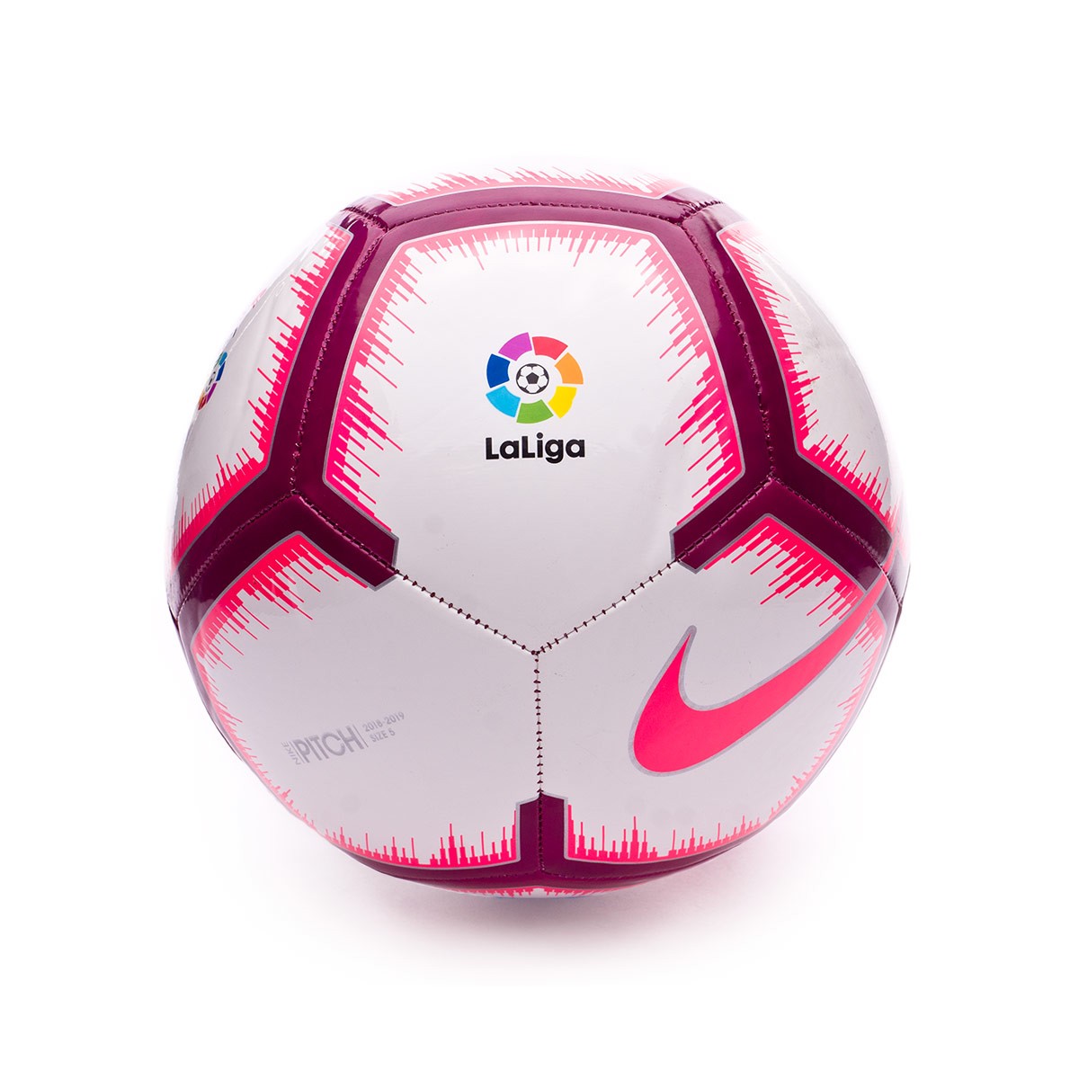 Balón Nike LaLiga Pitch 2018-2019 White-Pink flash-Team red - Tienda de  fútbol Fútbol Emotion