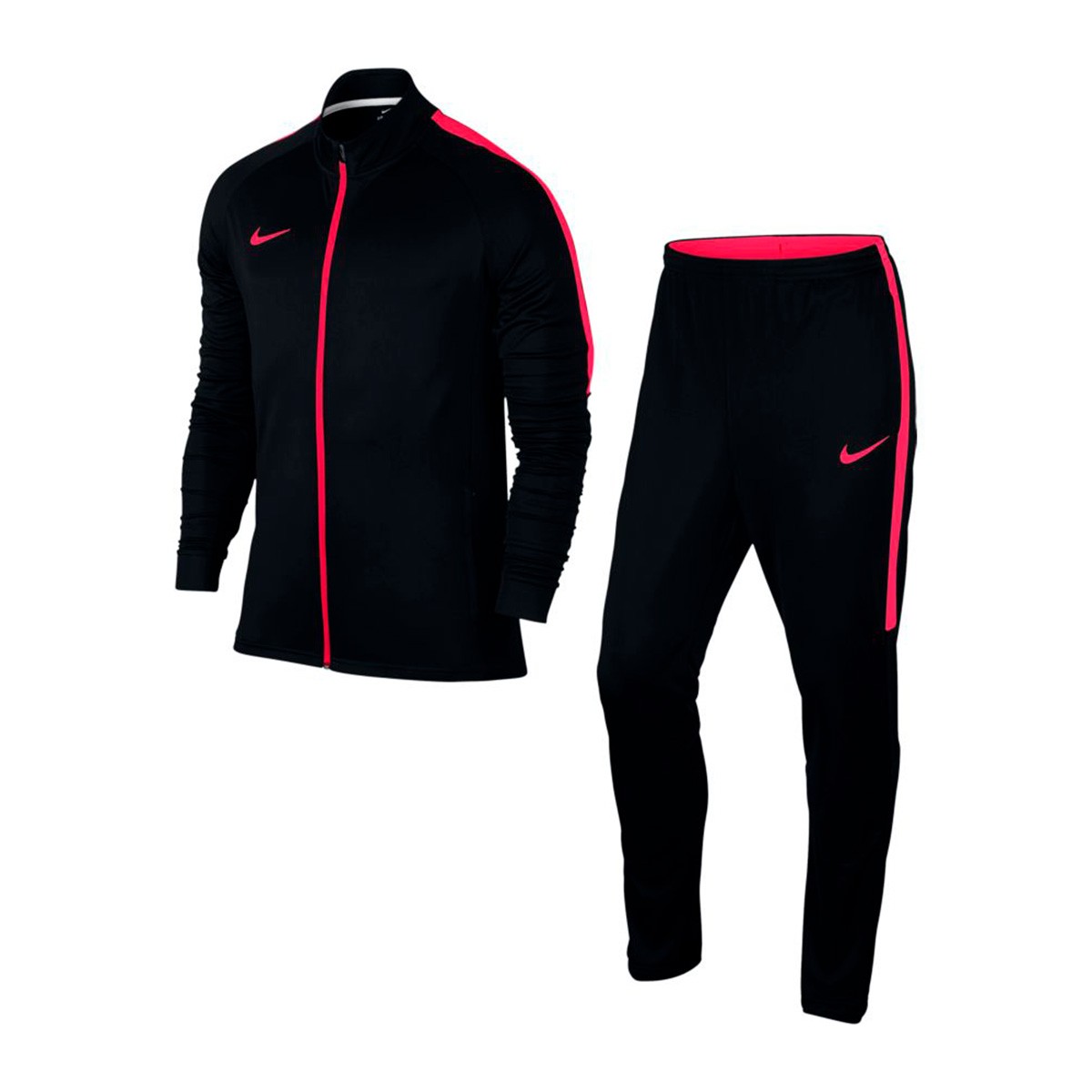 red and black tracksuit nike