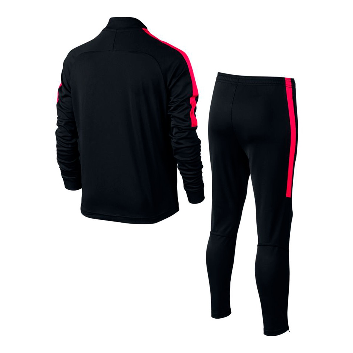 nike joggers black and red